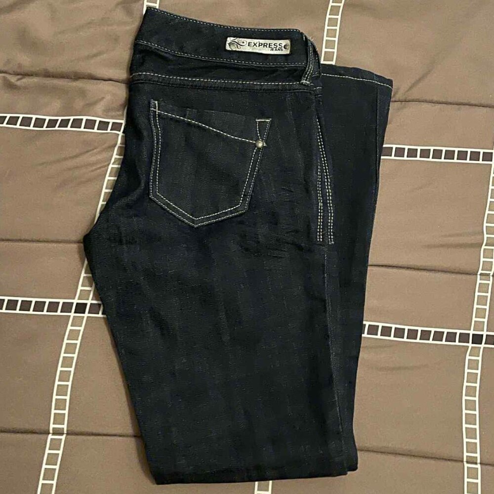 Express Zelda jeans barely boot